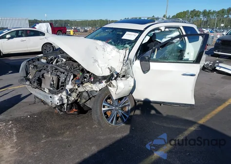 2018 Nissan Pathfinder Platinum из США, поврежденный, VIN 5N1DR2MN2JC619879